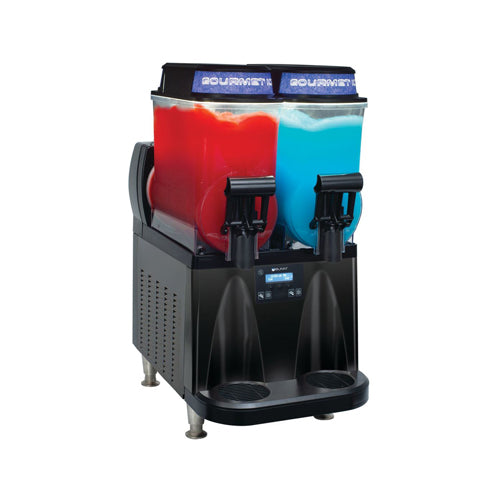 Bunn ULTRA-NX 58000.0014 Black Slushy Machine With 2 Hopper & Standard Handles