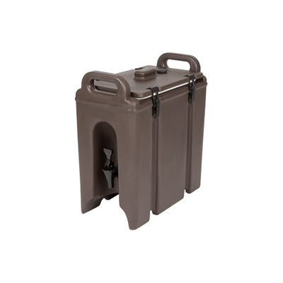 Cambro 250LCD131 Camtainer 2.5 Gallon Dark Brown Insulated Beverage Dispenser