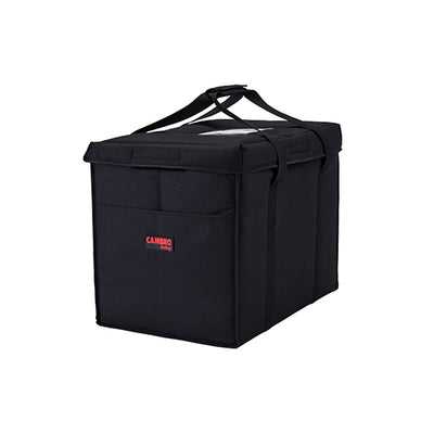Cambro GBD211417110 Insulated Black Large Folding Food Delivery Bag
