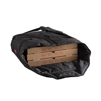Cambro GBP220110 20 3/4" x 21 3/4" Insulated Black Standard Pizza Delivery Bag