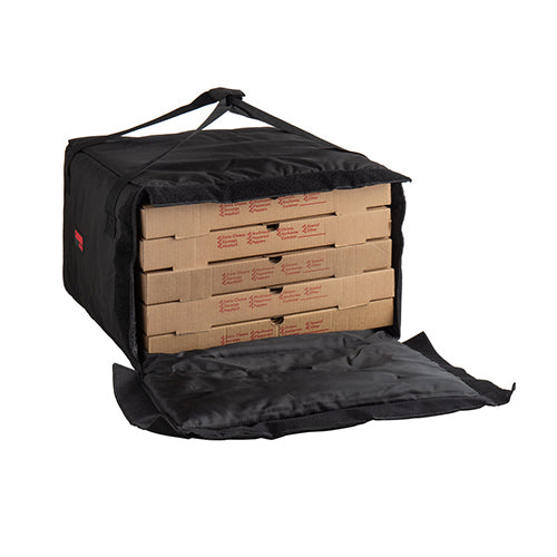 Cambro GBP518110 19 1/2" x 19 1/2" Insulated Black Standard Pizza Delivery Bag