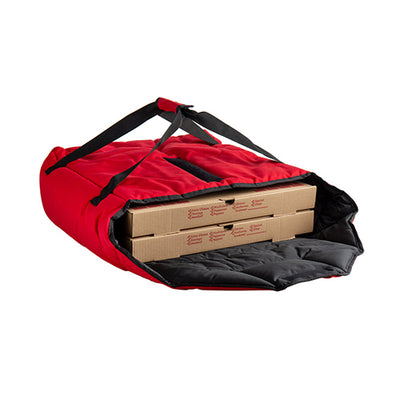 Cambro GBPP218521 19 1/4 x 19 1/2" Insulated Red Premium Pizza Delivery Bag