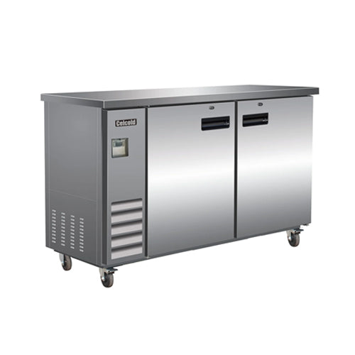 Celcold CBB48S 48″ 2 Solid Doors Stainless Back Bar Refrigerator