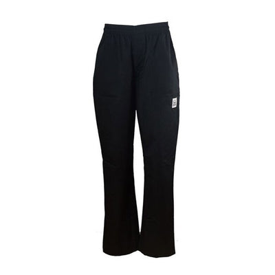 Chef Revival P002BK-2XL Solid Black E-Z Fit Chef Pants - Double Extra Large