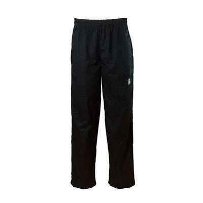 Chef Revival P020BK-L Solid Black Baggy Chef Pants - Large