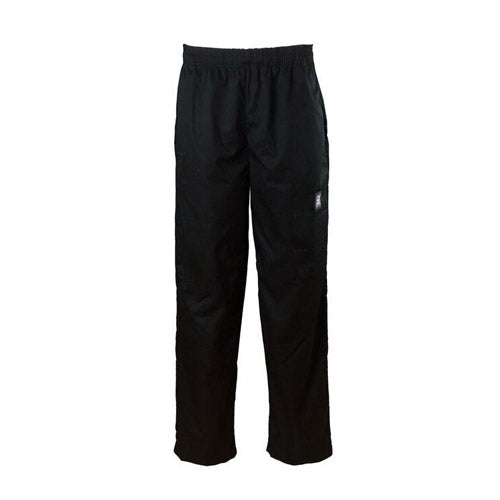 Chef Revival P020BK-S Solid Black Baggy Chef Pants - Small