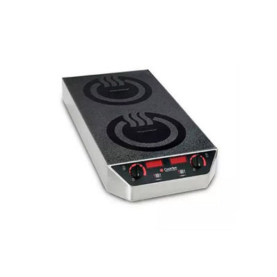 CookTek MC2502F Countertop 2 Burner Induction Cooker / Range - 240V, 5000W