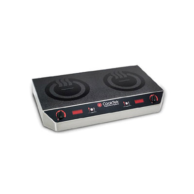 CookTek MC2502S Countertop 2 Burner Induction Cooker / Range - 240V, 5000W
