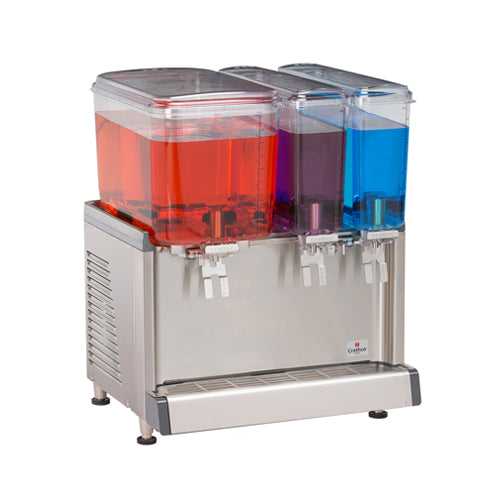 Crathco CS-3D-16 Triple Bowl Cold Beverage Dispenser