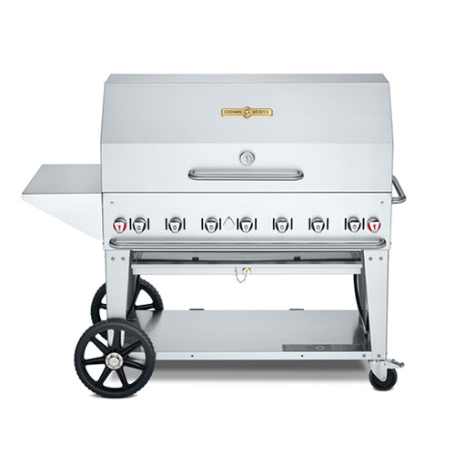 Crown Verity CV-MCB-48PKG 48″ Natural Gas Mobile Outdoor Grill