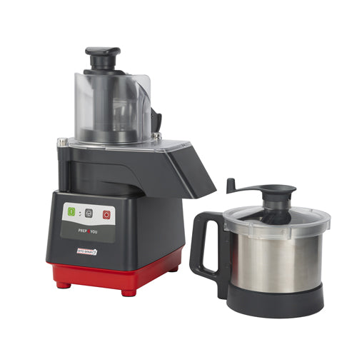 Dito Sama 602251 Continuous Feed Food Processor With 2.7 QT Copolyester Bowl