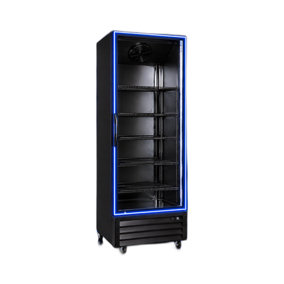 EFI C1-27.5GD-BLUE 1 Door Glass Refrigerator Merchandiser
