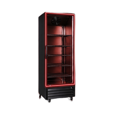EFI C1-27.5GD-RED 1 Door Glass Refrigerator Merchandiser