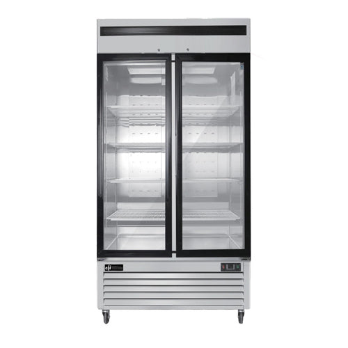 EFI C2-39GDSVC 39″ 2 Door Glass Reach In Refrigerator