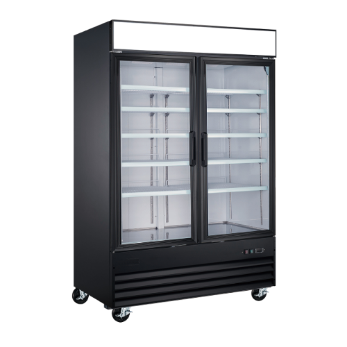 EFI C2-53GDVCX 53" 2 Swing Door Glass Refrigerator Merchandiser