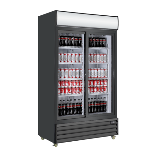 EFI C2S-39GD 39.3" 2 Door Sliding Glass Refrigerator Merchandiser