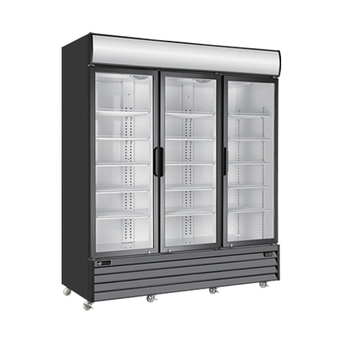 EFI C3-68GD 3 Swing Door Glass Refrigerator Merchandiser