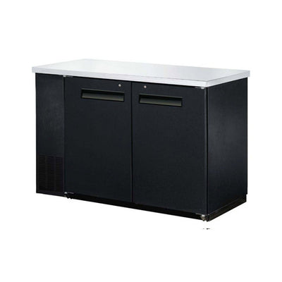 EFI CBBDR2-48CC 48" 2 Door Solid Back Bar Refrigerator