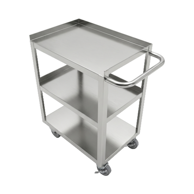 EFI CBC1827WD-15 18" x 27" Stainless Steel 3 Shelf Utility Cart