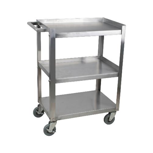 EFI CBC1932KD-15 19" x 32" Stainless Steel 3 Shelf Utility Cart