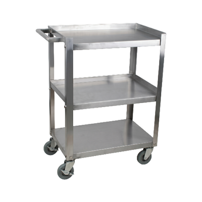 EFI CBC1932KD-15 19" x 32" Stainless Steel 3 Shelf Utility Cart