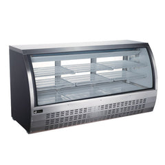 EFI CDC-82 82″ Curved Glass 3 Door Floor Refrigerated Display Case