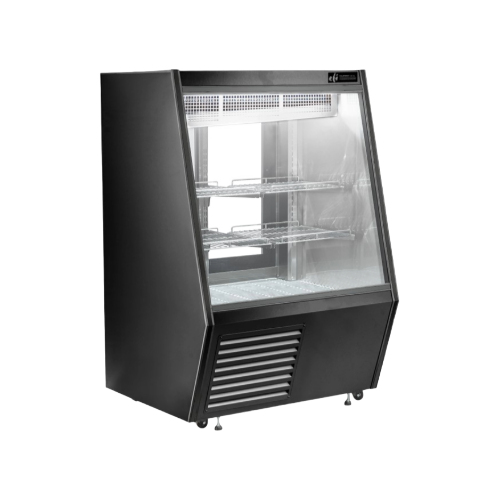 EFI CDCBS-36 36" Straight Glass 2 Door Floor Refrigerated Deli Case