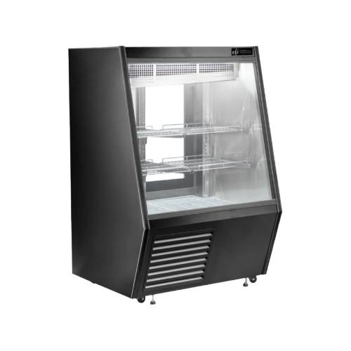 EFI CDCBS-48 48" Straight Glass 2 Door Floor Refrigerated Deli Case