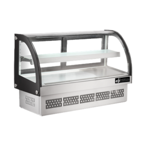 EFI CGCM-CT-4833 48″ Curved Glass Countertop Display Refrigerator