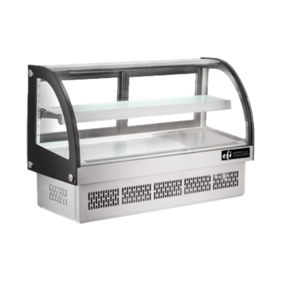 EFI CGCM-CT-4833 48″ Curved Glass Countertop Display Refrigerator
