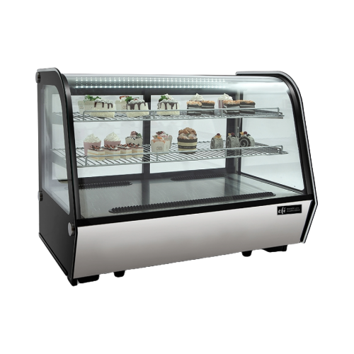 EFI CGCM-CT-6027 60″ Curved Glass Countertop Display Refrigerator