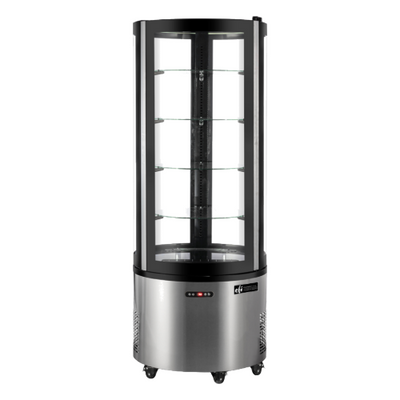 EFI CGRM-2771 27" Round Glass Floor Refrigerated Bakery Case