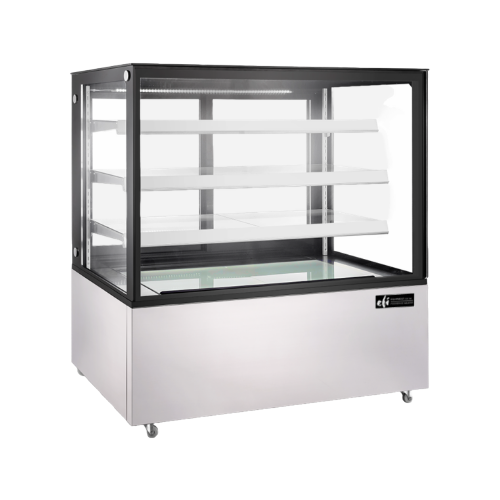 EFI CGSM-7356 73" Straight Glass Floor Refrigerated Bakery Case