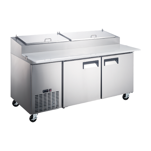 EFI CPDR2-67VCX 67" 2 Door Pizza Prep Refrigerator