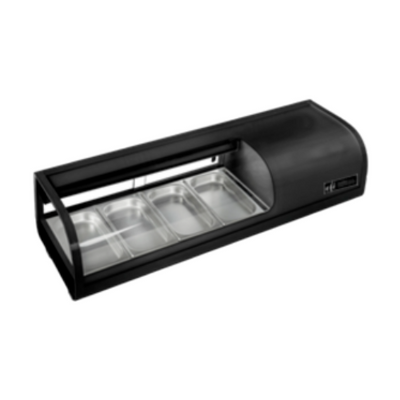 EFI CSCM-4713 46" Self Contained Curved Glass Sushi Case - Right Side Compressor