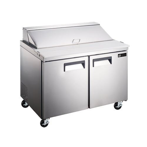 EFI CSDR2-48VCX 48" 2 Door Sandwich Prep Refrigerator