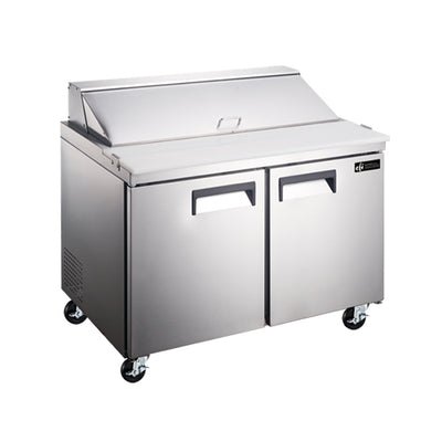 EFI CSDR2-48VCX 48" 2 Door Sandwich Prep Refrigerator