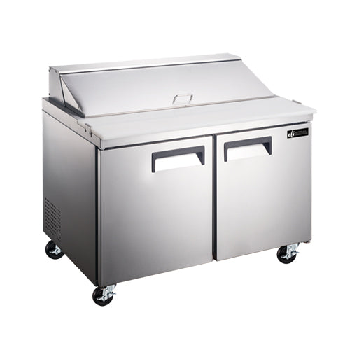 EFI CSDR2-60VCX 60" 2 Door Sandwich Prep Refrigerator