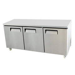 EFI CUDR3-72VC 72″ 3 Door Undercounter Refrigerator