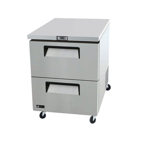 EFI CUDW2-27VC 27.5″ Undercounter Refrigerator With 2 Drawers