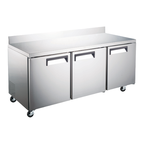 EFI CWDR3-72VCX 72″ 2 Door Worktop Refrigerator