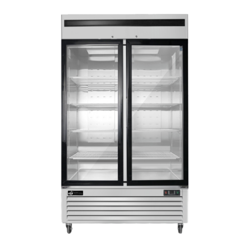 EFI F2-39GDSVC 39" 2 Door Swing Glass Freezer Merchandiser