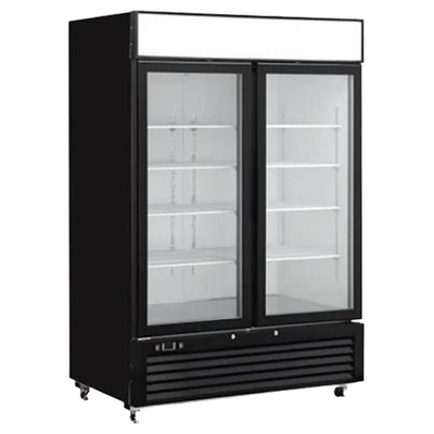 EFI F2-48GDVC 48" 2 Door Swing Glass Freezer Merchandiser