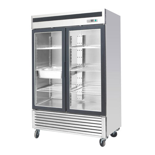 EFI F2-54GDSVC 54″ 2 Door Glass Reach In Freezer