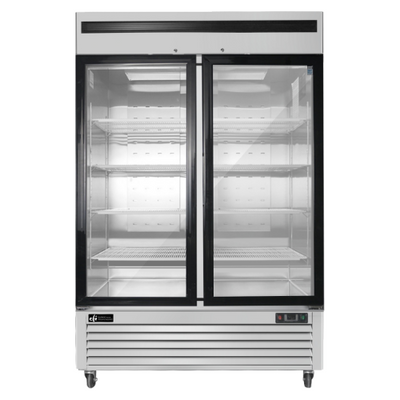 EFI FI2-54GDSVC 54" 2 Door Swing Glass Freezer Merchandiser
