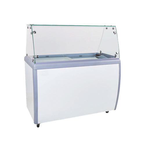 EFI FICD-50 50" Flat Glass Ice Cream Dipping Cabinet