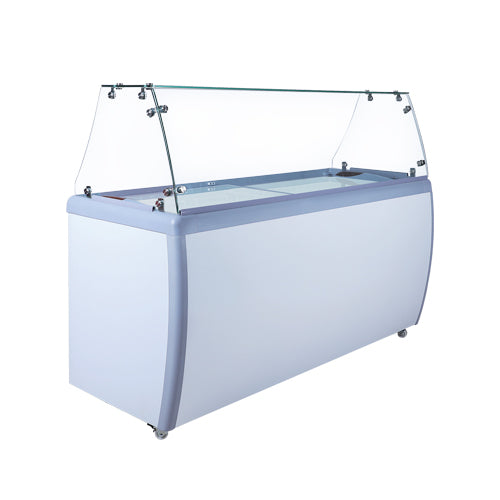 EFI FICD-71 71" Flat Glass Ice Cream Dipping Cabinet