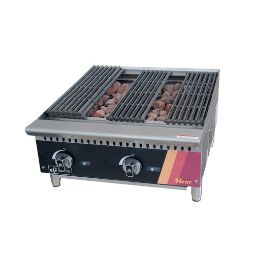 EFI HCH24-LV-N 24″ Natural Gas Lava Rock Charbroiler
