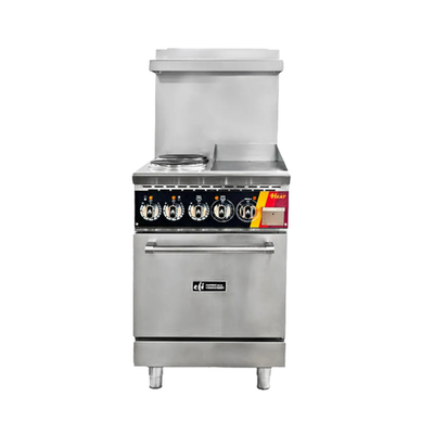 EFI HRG24-12GM-2B-ELC 24" Electric Range With 12" Griddle and 2 Burners - 3Ph, 208V