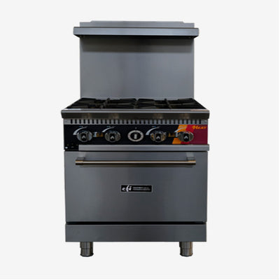 EFI HRG24-4B-CV-L 24" Propane Gas Range With 4 Open Burner
